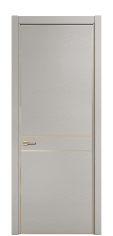 Дверь межкомнатная Слот 10-002 Цвет Ясень Серый Шелк Покрытие ЭМАЛИ Шпон крашеный Наличник L 75 Цена 50454