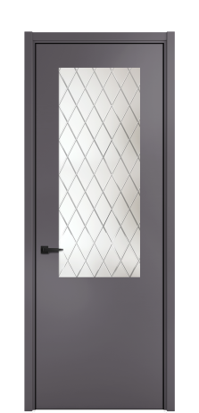 Дверь межкомнатная Беллуно 2 Цвет Фиолетовый Покрытие ЭМАЛИ Эмаль Наличник  L 50 Цена 65998