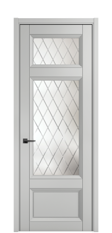 Дверь межкомнатная Беллуно 3 Цвет Телегрей Покрытие ЭМАЛИ Эмаль Наличник L 50 Цена 58625