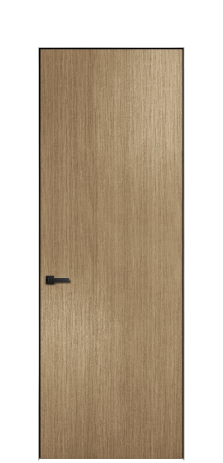 Дверь межкомнатная Секрет 59-00 Цвет Дуб Янтарь Покрытие Шпон масло вертикаль Наличник Скрытый короб хром Цена 44200